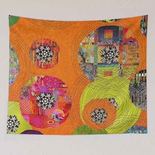 Item preview, Happy Rounds Abstract Art designed and sold by Sheree Burlington.