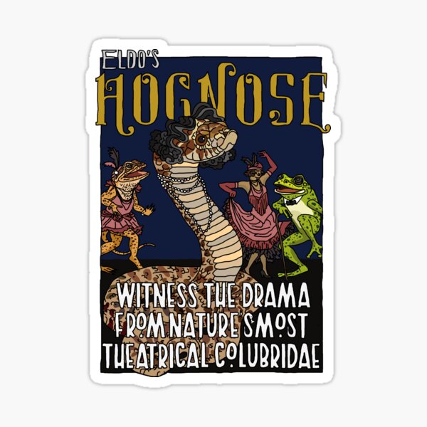 Item preview, Hognose Vintage Musical Poster designed and sold by Tyler Kemp.