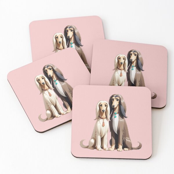 Item preview, Afghan Hound Family, Afgan Hound Couple designed and sold by Bilisik.