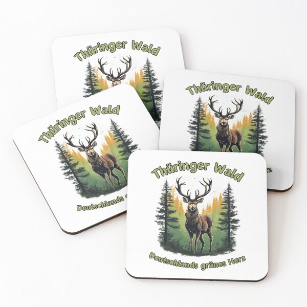 Item preview, Thuringia-Germany's green heart deer designed and sold by Zerberus71.