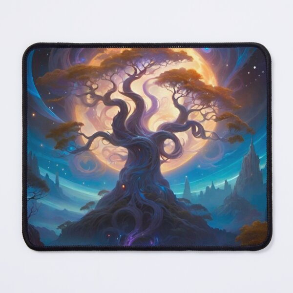 Item preview, Moon Rise Behind Magic Tree designed and sold by Ethereal-Canvas.