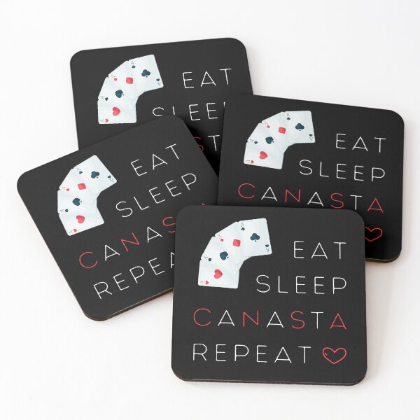 Item preview, Eat sleep canasta repeat designed and sold by Weknes.