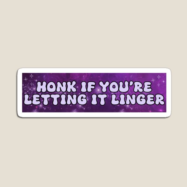 Aperçu de l'œuvre Klaxonnez si vous le laissez s'attarder ! créée et vendue par sstickershopp.