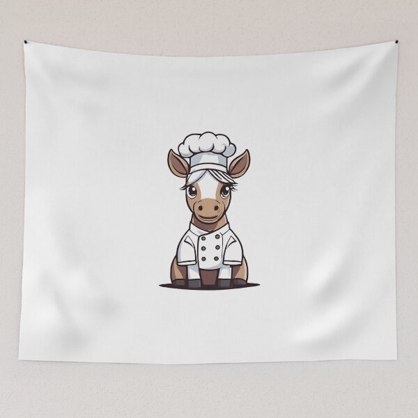 Item preview, Chef Horse Classic designed and sold by Majestic Paws.
