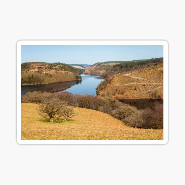 Artikel-Vorschau von Aussichtspunkt Llyn Brianne Reservoir, Mittelwales, designt und verkauft von heidipics.