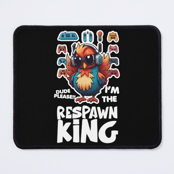 Item preview, I'M THE RESPAWN KING | MAJESTIC GAMER PHOENIX | COOL GAMER designed and sold by Soum Scribbles.