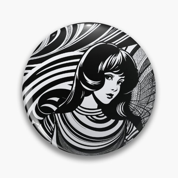 Aperçu de l'œuvre Fille de mode en spirale des années 50 et 60 créée et vendue par Nerdlight.