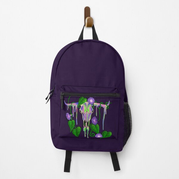 Item preview, Bull skull and Morning glories  designed and sold by Natalia Sustaita.