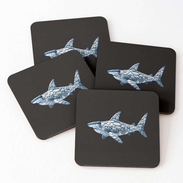 Item preview, Oceanic Artisan - Hammerhead Shark Pebble Mosaic designed and sold by MachineDesigned.