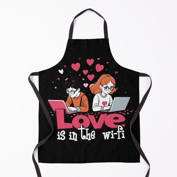 Item preview, Love is in the WiFi, funny valentines day designed and sold by Grygiel23.