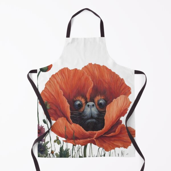 Item preview, Flower art ,Adorable pets ,Artistic pup Pet canvas ,Doggy floral designed and sold by kozlebozle007.