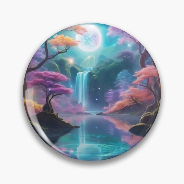 Item preview, River Falls Into Moon designed and sold by Ethereal-Canvas.