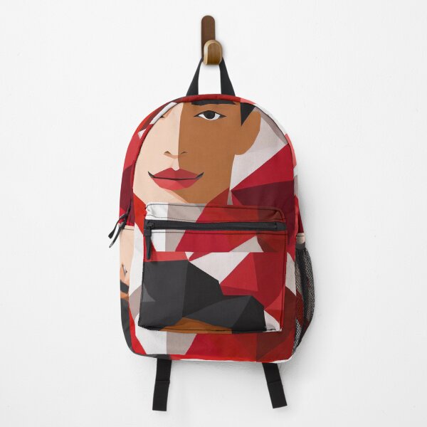 Item preview, Geometric Man Portrait With Red and White designed and sold by MakeInShop.