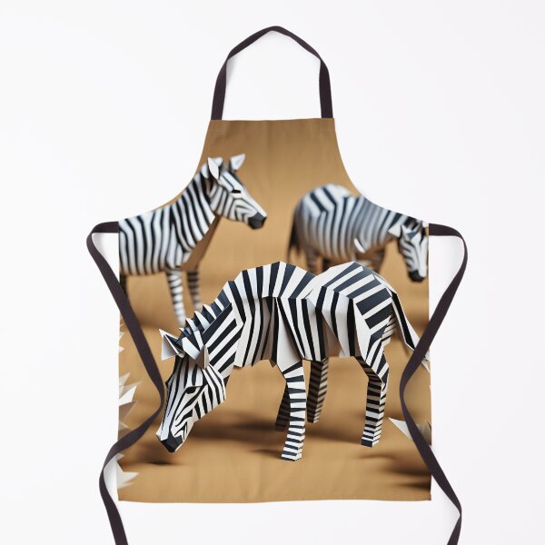 Item preview, Origami Art - Stripes on the Savanna: Zebras in the Vast Grasslands designed and sold by ArtfulFolds.