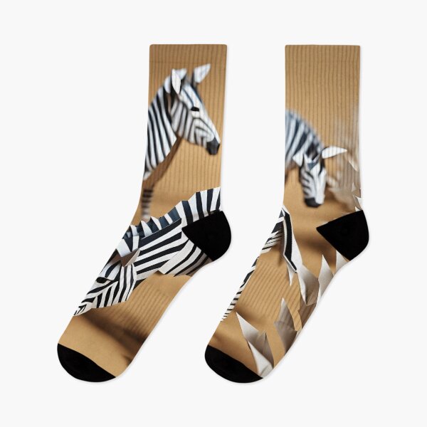 Item preview, Origami Art - Stripes on the Savanna: Zebras in the Vast Grasslands designed and sold by ArtfulFolds.