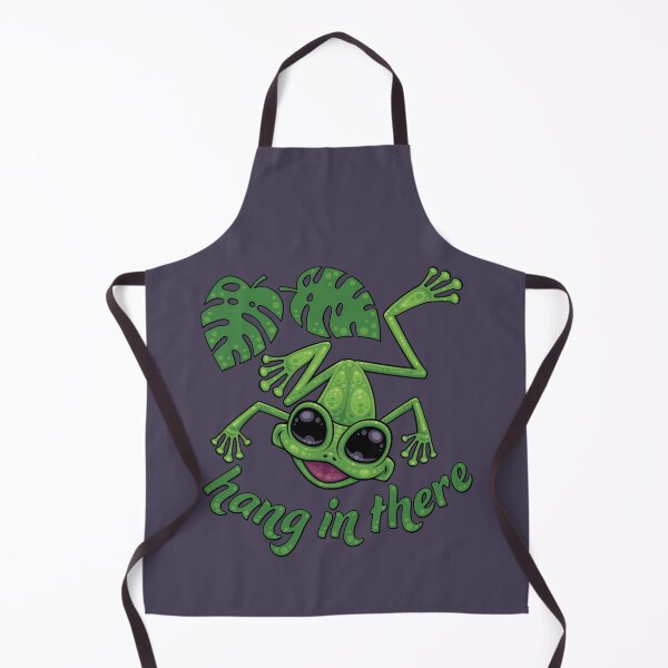 Item preview, Hang In There Happy Green Tree Frog designed and sold by fizzgig.