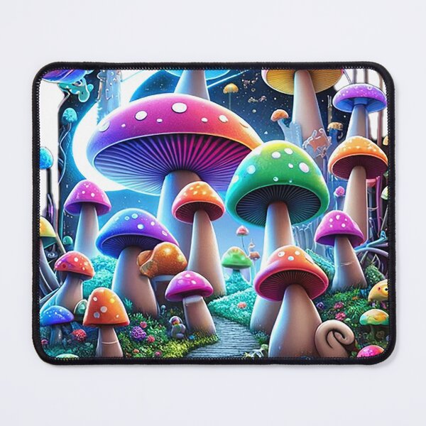 Item preview, Colourful mushroom world designed and sold by SigritG.