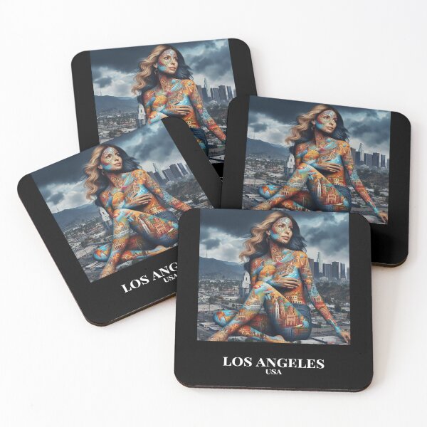 Item preview, Los Angeles - the world of cities as living beings in a magical realm. designed and sold by CitiesAsWomen.