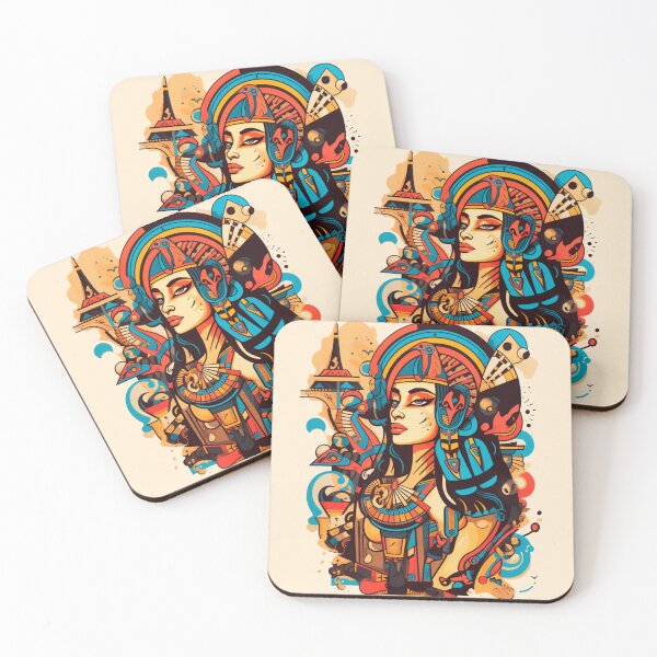 Item preview, Egyptian Isis godess illustration style designed and sold by Cult Archive.