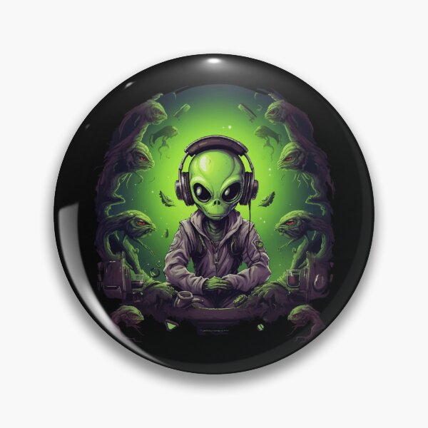 Item preview, Alien Portrait Gamer, Extraterrestrial Creature designed and sold by Andrea-Design.