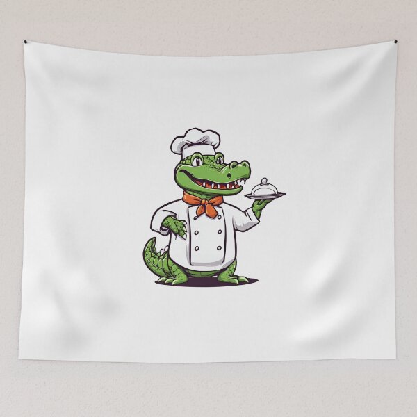 Item preview, Chef Alligator Classic designed and sold by Majestic Paws.