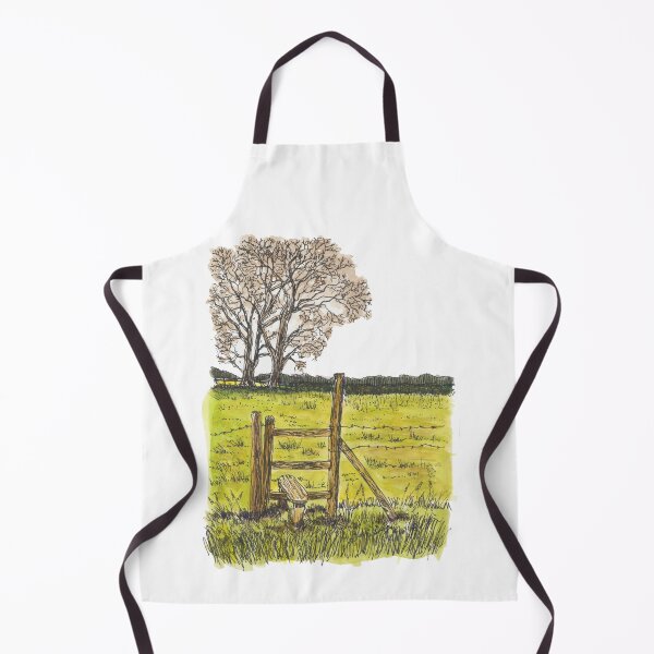 Item preview, Stile it Out in the Countryside - Ink and Watercolour designed and sold by paleheather.