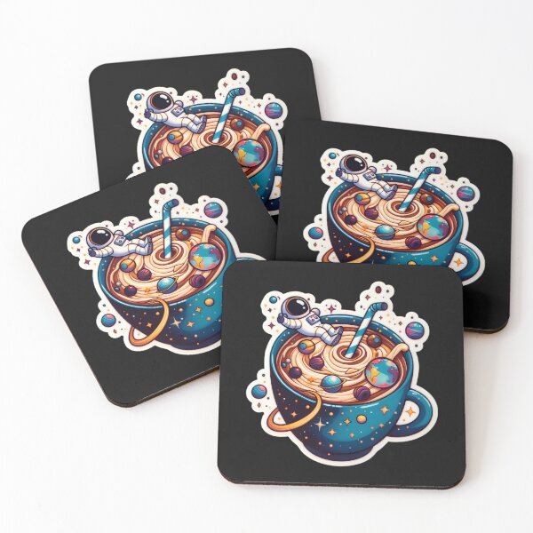 Item preview, Caffeine Constellations: Whimsical Galactic Sip designed and sold by AI-Only Creations.