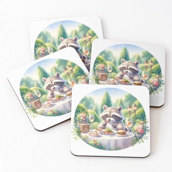 Item preview, Racoon Gourmet Meal | Cute Racoon | Funny designed and sold by ShopCoolStop.