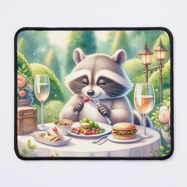 Item preview, Racoon Gourmet Meal | Cute Racoon | Funny designed and sold by ShopCoolStop.