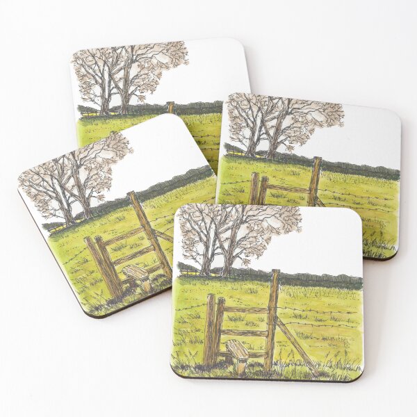 Item preview, Stile it Out in the Countryside - Ink and Watercolour designed and sold by paleheather.