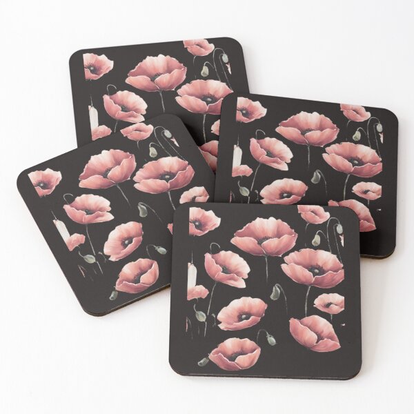 Item preview, Natural inspired botanical elegance,Floral art,Poppy blossoms designed and sold by kozlebozle007.