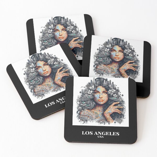 Item preview, Los Angeles - the world of cities as living beings in a magical realm. designed and sold by CitiesAsWomen.