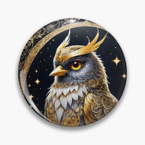 Item preview, Golden Skillful Owl designed and sold by cyberartstudiox.