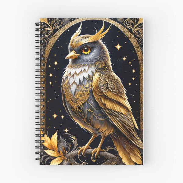 Item preview, Golden Skillful Owl designed and sold by cyberartstudiox.