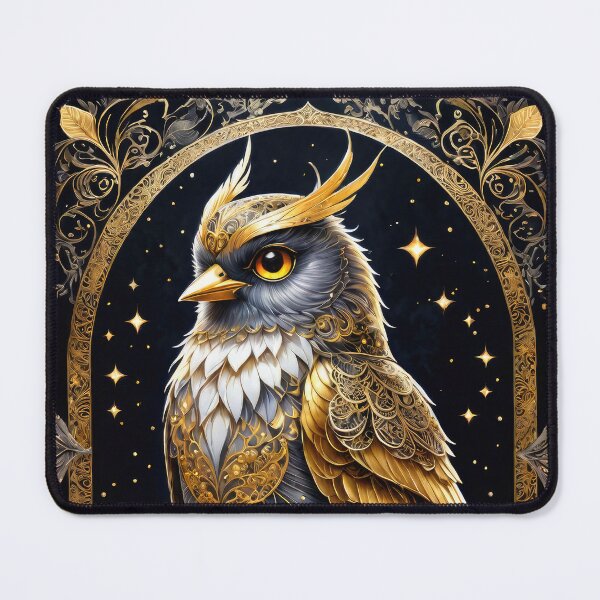Item preview, Golden Skillful Owl designed and sold by cyberartstudiox.