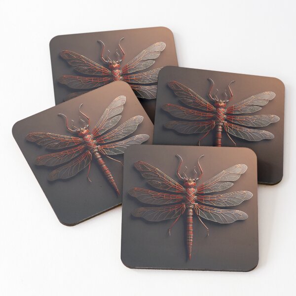 Item preview, Rust-Colored Dragonfly | AI Art designed and sold by marjessas-world.