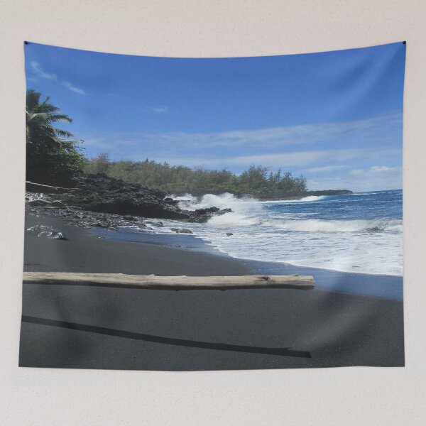 Item preview, Black Sand Beach Waves designed and sold by LifExtroardinar.