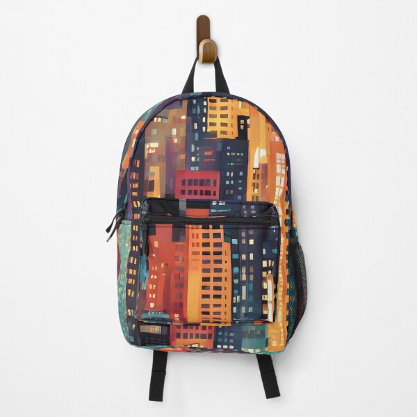 Item preview, Urban Pulse: A Dynamic Cityscape Pattern designed and sold by Chroma Artis.