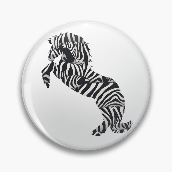 Item preview, Heavy horse rearing in a zebra suite, for every horse lover! designed and sold by PICbyFemke.