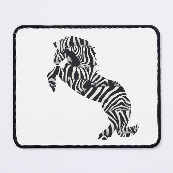 Item preview, Heavy horse rearing in a zebra suite, for every horse lover! designed and sold by PICbyFemke.