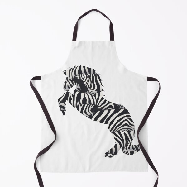 Item preview, Heavy horse rearing in a zebra suite, for every horse lover! designed and sold by PICbyFemke.