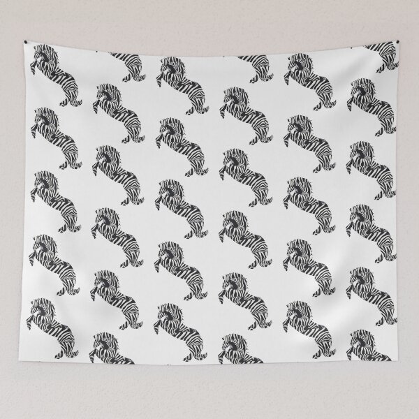 Item preview, Heavy horse rearing in a zebra suite, for every horse lover! designed and sold by PICbyFemke.