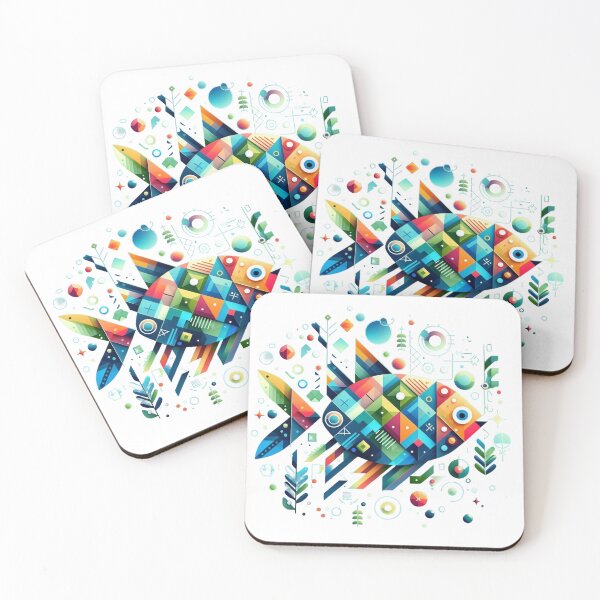 Item preview, Geometric fish designed and sold by Alibeyoglu.