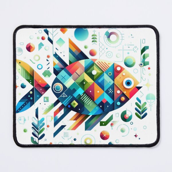 Item preview, Geometric fish designed and sold by Alibeyoglu.