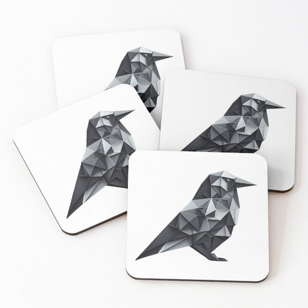 Item preview, Geometric raven designed and sold by Alibeyoglu.