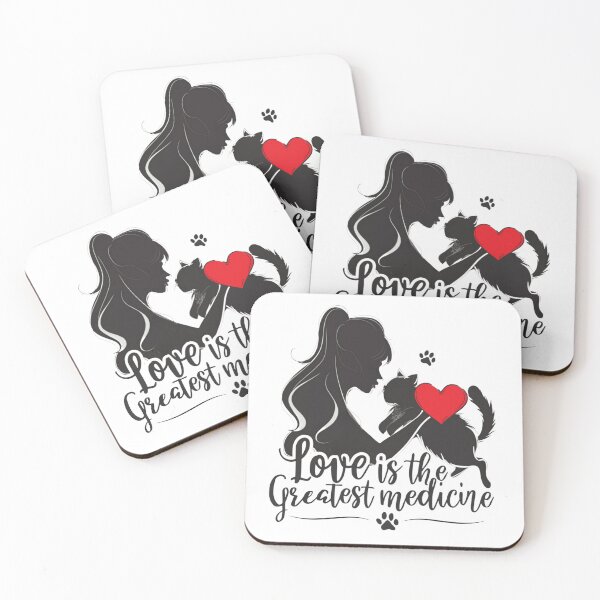 Item preview, Cat Love is The Greatest Medicine 1 Woman designed and sold by Psycho-Crazy.