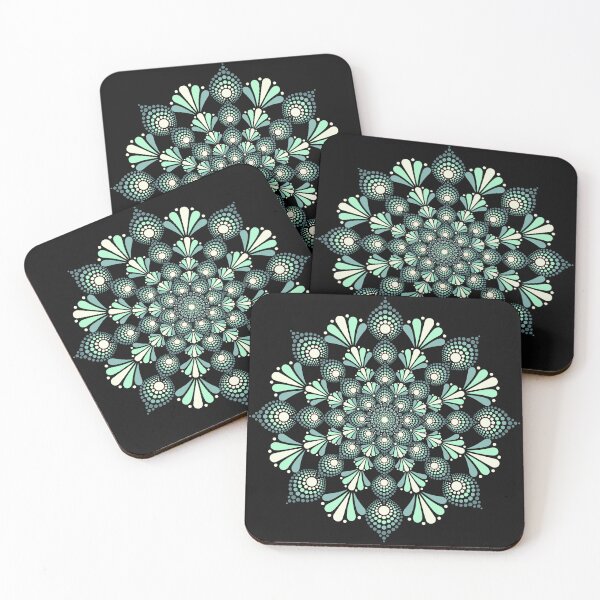 Item preview, Mandala Flower - Dot Painting designed and sold by MANUDOODLE.
