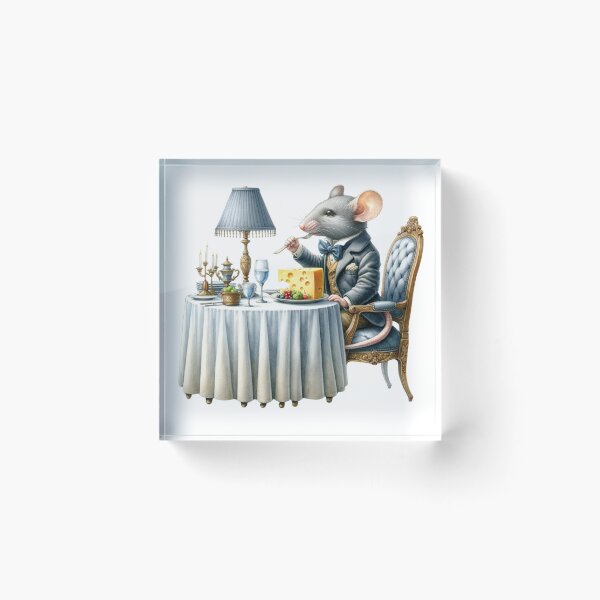 Item preview, Mouse Gourmet Cheese | Cute | Funny designed and sold by ShopCoolStop.