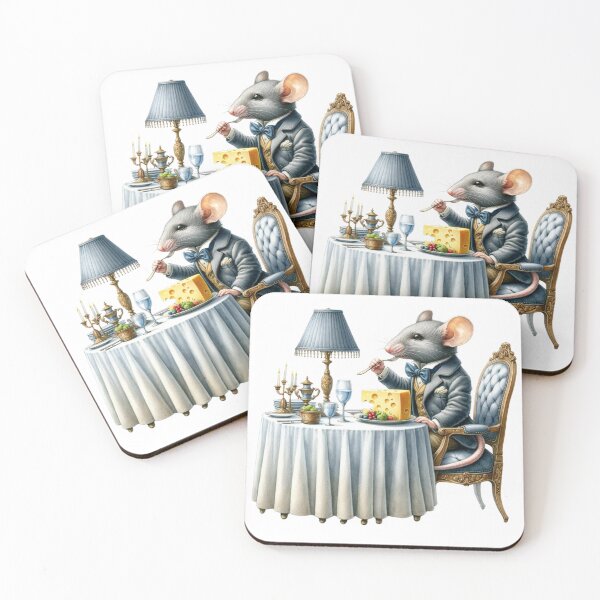 Item preview, Mouse Gourmet Cheese | Cute | Funny designed and sold by ShopCoolStop.