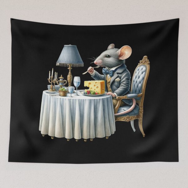 Item preview, Mouse Gourmet Cheese | Cute | Funny designed and sold by ShopCoolStop.